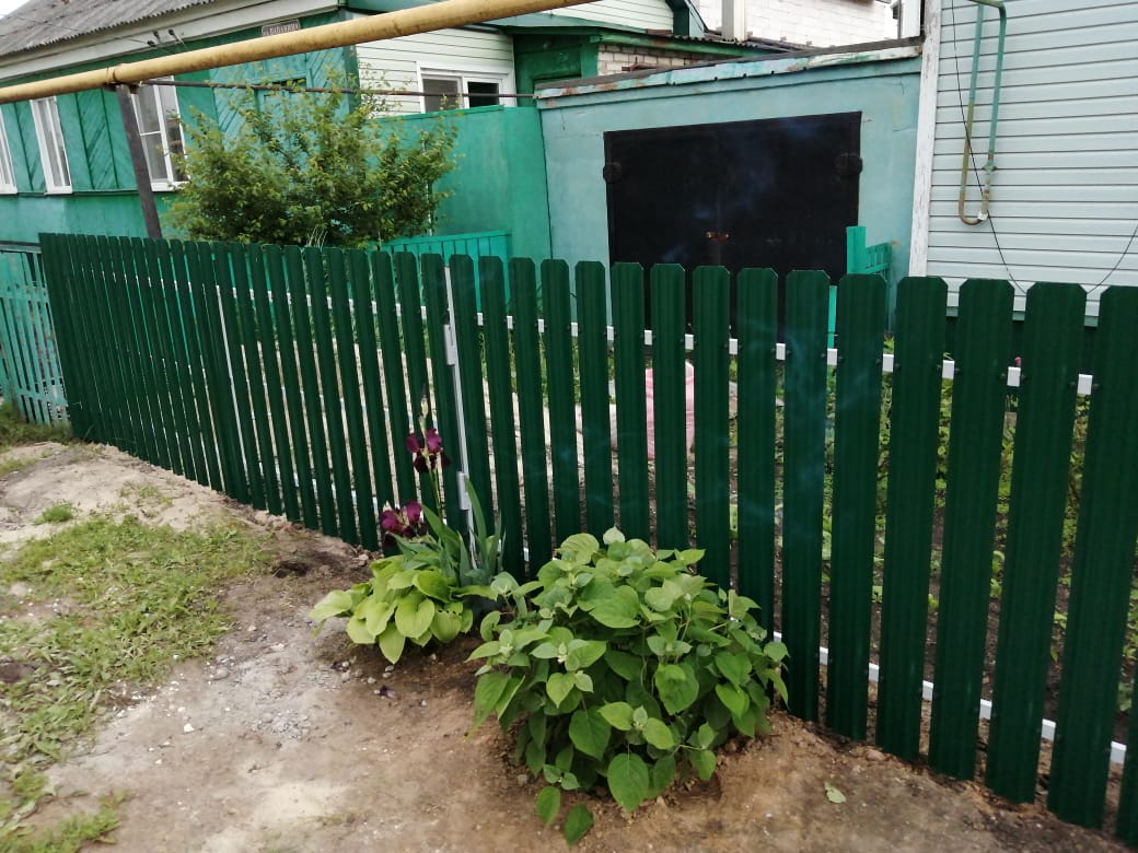 Комбинированный забор 25м штакетник и профлист, ворота, калитка фото8 в Реутове