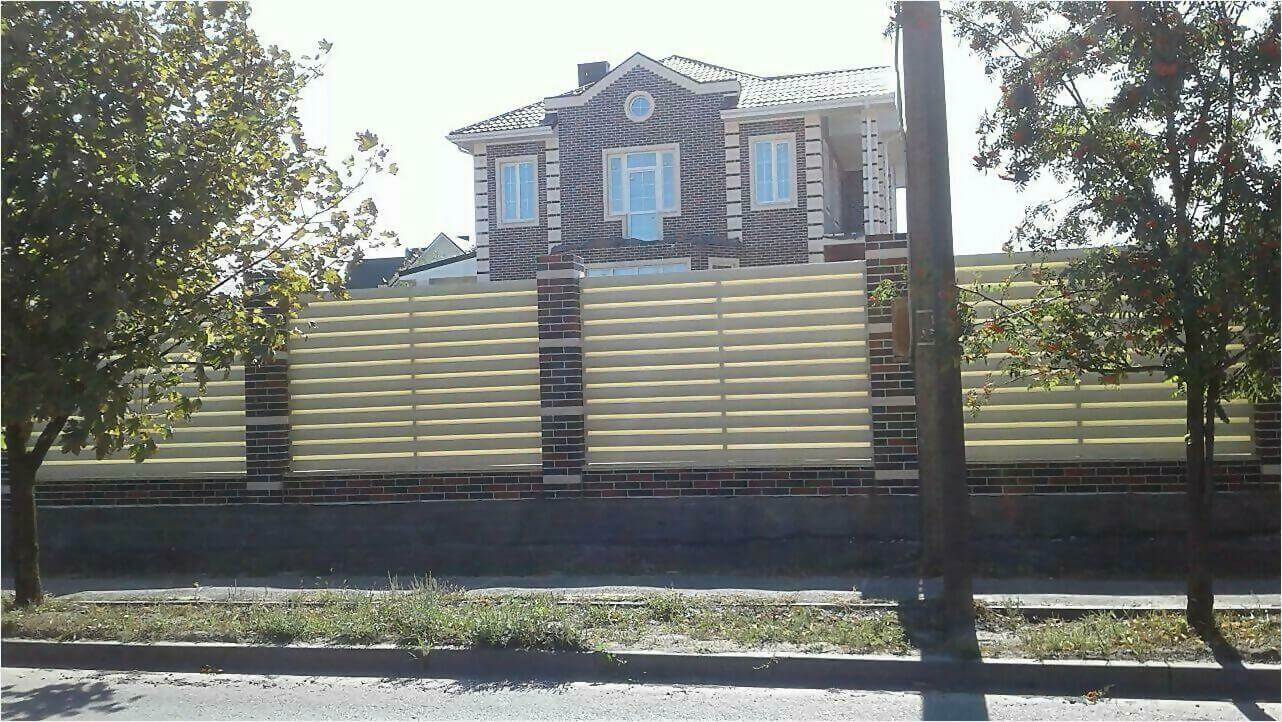 Забор из штакетника 115м фото2 в Реутове