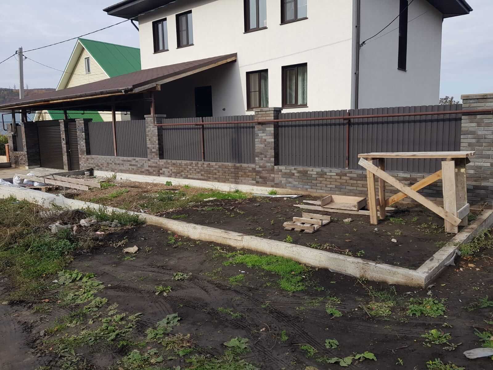 Забор из штакетника 15м RAL8019/8019 Темный Шоколад двусторонний МАТТЕ фото 1 в Реутове