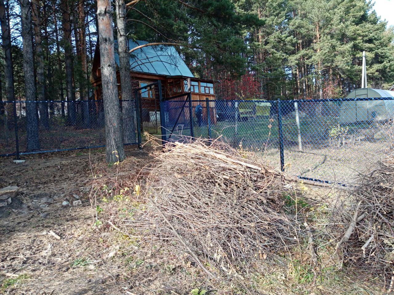 Забор из сетки рабица 76м с полимерным покрытием фото 4 в Реутове