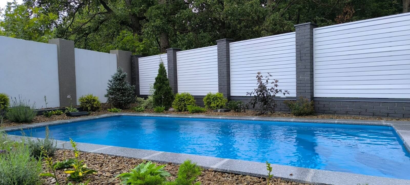 Забор-жалюзи из ламелей Хай-Тек 54м RAL9003 Белый фото 4 в Реутове