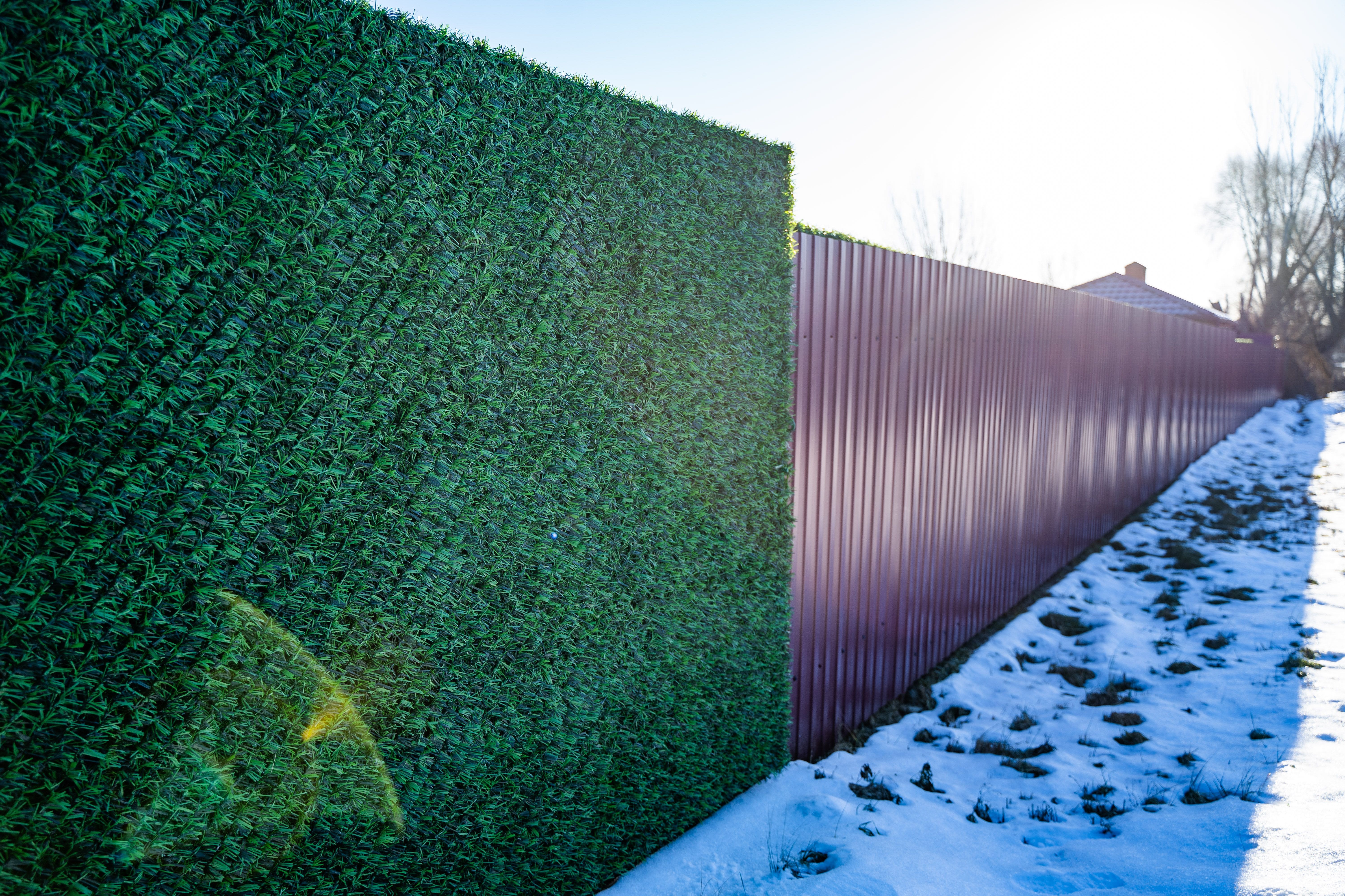 Вечнозеленый забор Grass Fence рулон 2м фото 11 в Реутове