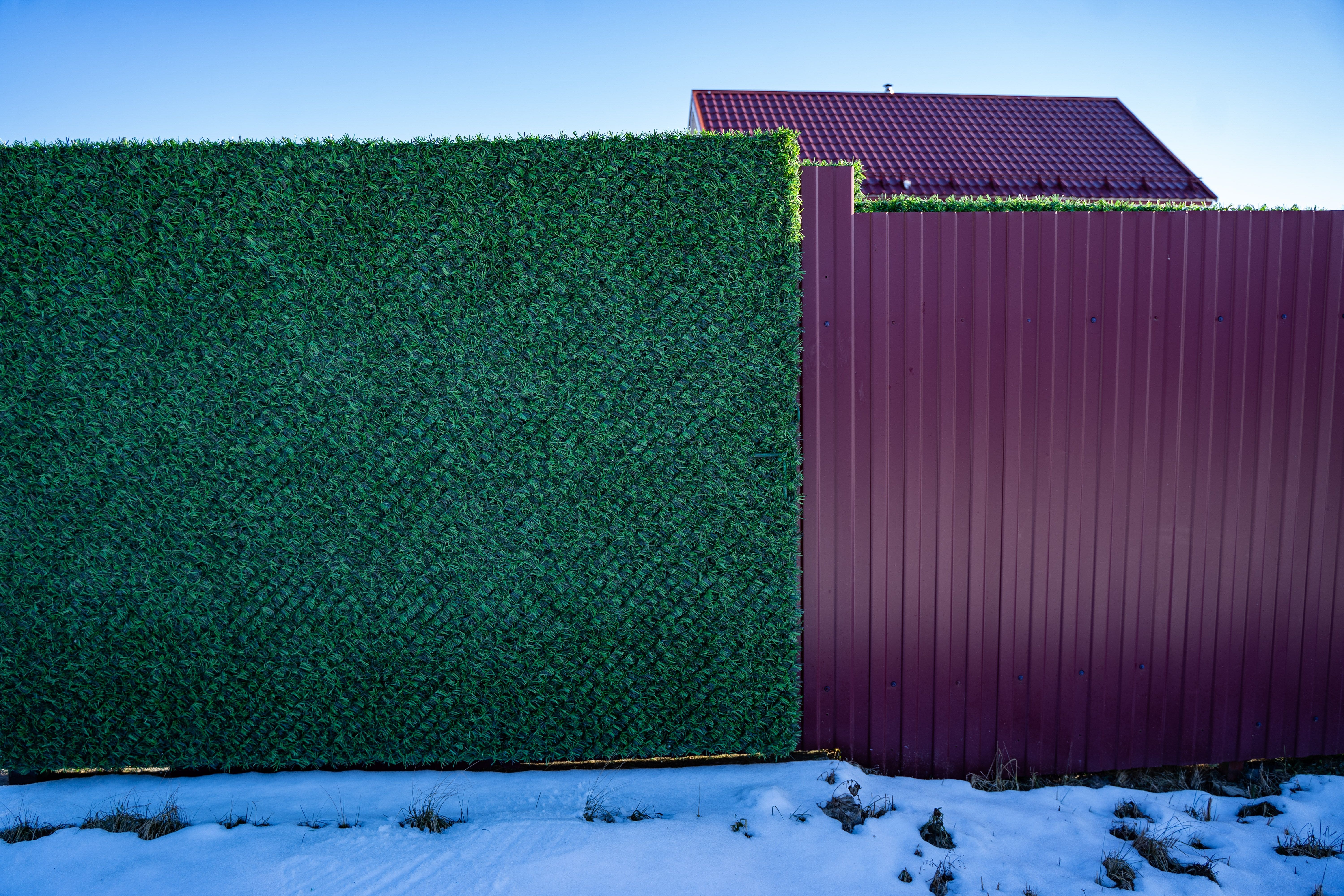 Вечнозеленый забор Grass Fence рулон 2м фото 2 в Реутове