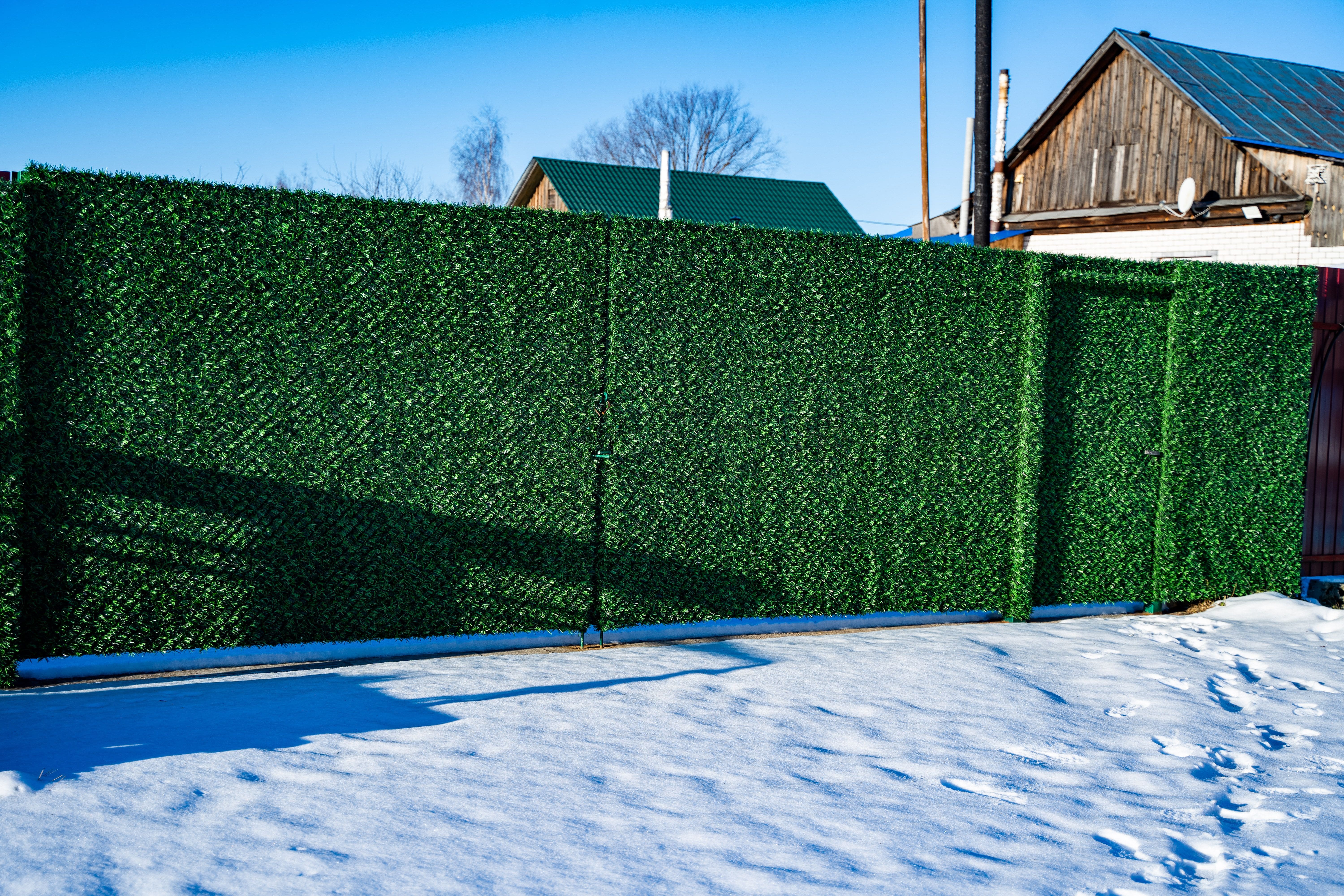 Вечнозеленый забор Grass Fence рулон 2м фото 4 в Реутове